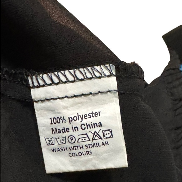 NWOT Celmia chiffon Black poet sleeve sheer top China size 5X (see measurements) - Picture 6 of 9